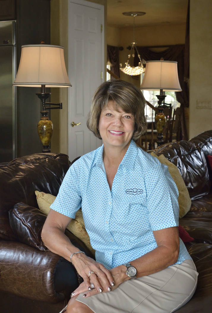 Debbie Shwetz, co-founder of Nothing Bundt Cakes, relaxes at her MacDonald Highlands on May 30. ...