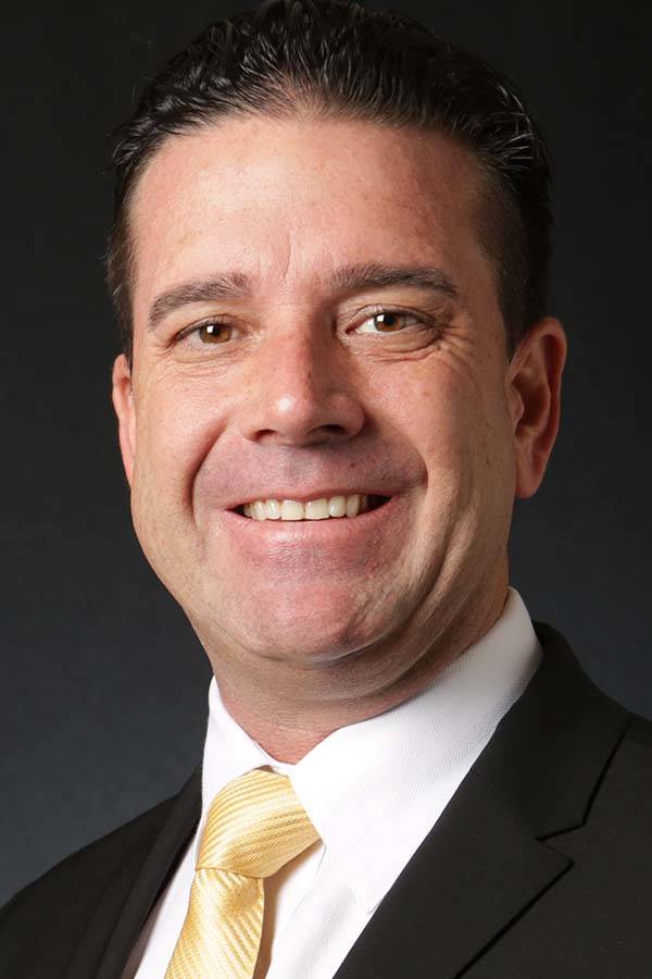 Aaron Manfredi, Republican candidate for Clark County Public Administrator, is photographed at the Las Vegas Review-Journal offices on Wednesday, May 9, 2018. Michael Quine/Las Vegas Review-Journa ...
