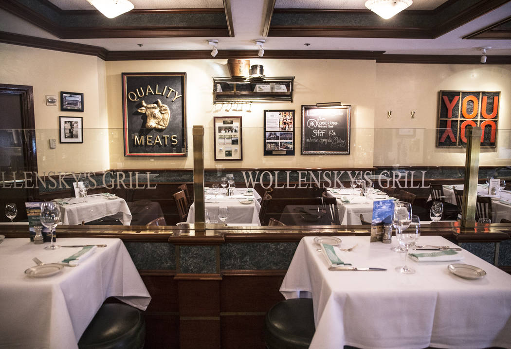 Smith & Wollensky is closing it's doors after a 17 year run on The Strip, and will auction off much of it's artwork and historical memorabilia. Photo taken on Friday, May 26, 2017, at Smith &a ...
