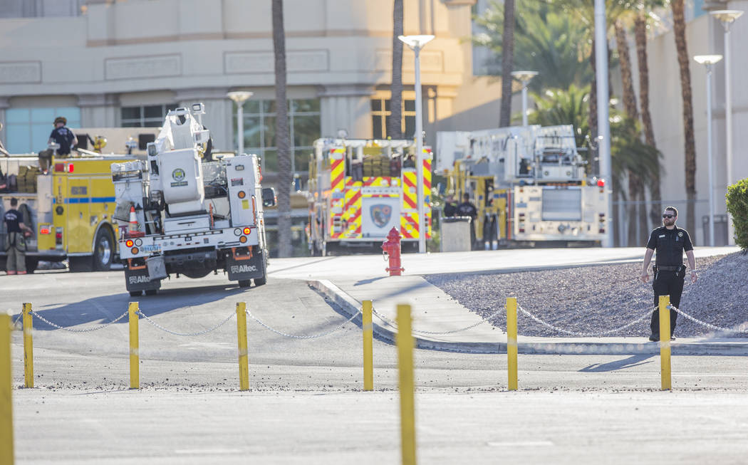 Water main break causes flooding at Mandalay Bay Convention Center