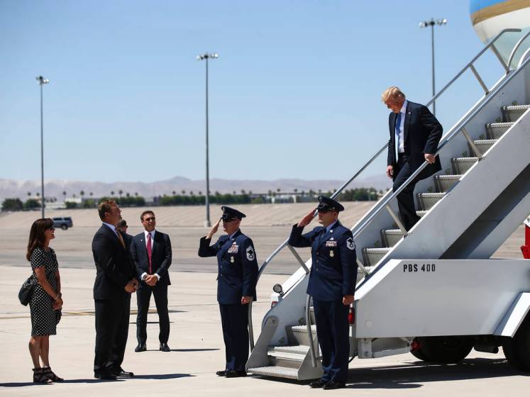 In Las Vegas, Donald Trump urges GOP support | Las Vegas Review-Journal