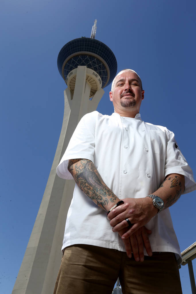 Chef Johnny Church, corporate executive chef at Golden Entertainment, Inc., at the Stratosphere in Las Vegas Friday, June 22, 2018. K.M. Cannon Las Vegas Review-Journal @KMCannonPhoto