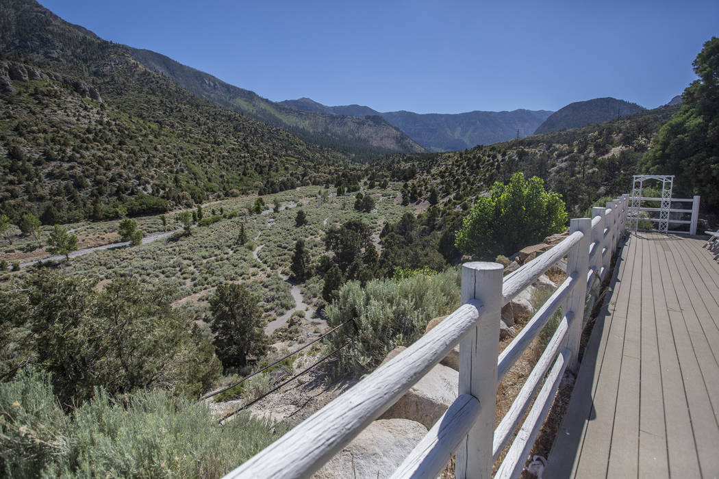 The view from the south balcony at The Resort on Mount Charleston on Friday, June 29, 2018, in Las Vegas. Benjamin Hager Las Vegas Review-Journal @benjaminhphoto