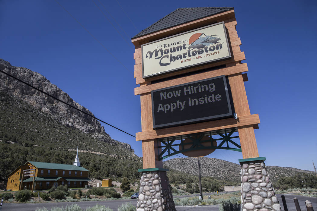 The Resort on Mount Charleston on Friday, June 29, 2018, in Las Vegas. Benjamin Hager Las Vegas Review-Journal @benjaminhphoto