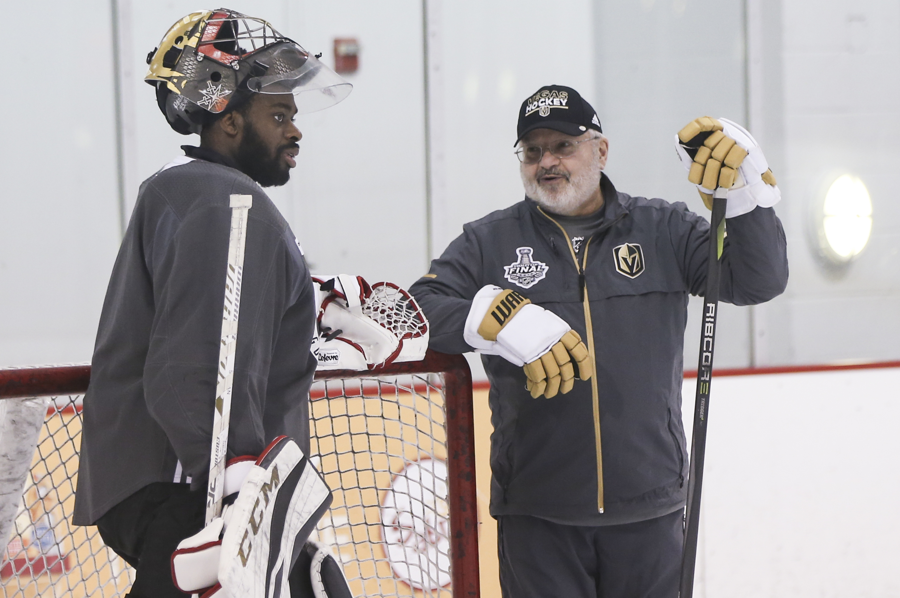 Goalie Malcolm Subban Returns To Practice For Golden Knights Las Vegas Review Journal
