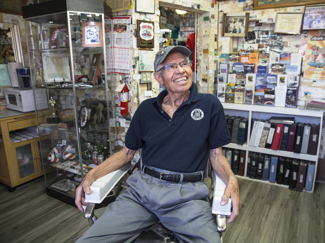 Angel Delgadillo, 91, known as the Angel of Route 66, on Thursday, May 17, 2018, at Delgadillo's Route 66 Gift Shop, in Seligman, AZ. Benjamin Hager Las Vegas Review-Journal @benjaminhphoto