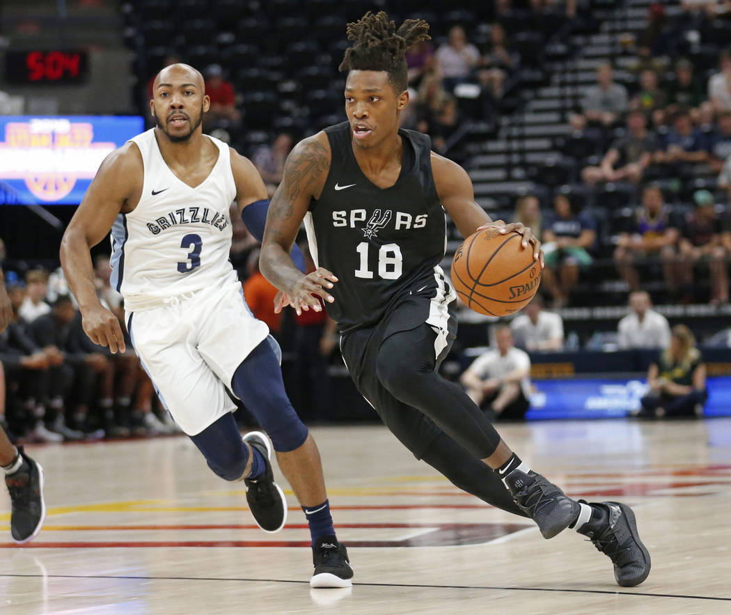 Gek Bully boom Lonnie Walker IV's unique style an easy fit with Spurs | Las Vegas  Review-Journal