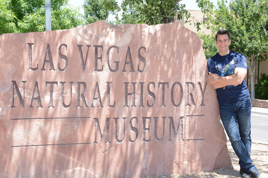 Jeff Civillico, the star of “Comedy in Action” at Paris Las Vegas, will spread the word about the Las Vegas Natural History Museum. TML Photography