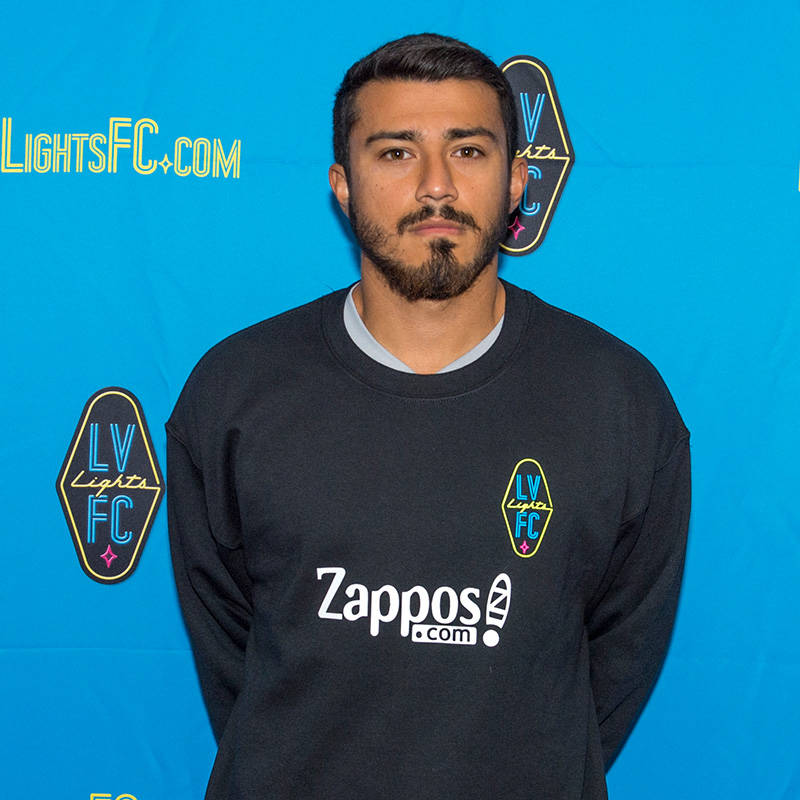 Juan Herrera-Perla, 23, a defender, has signed a preseason contract with Las Vegas Lights FC, the club announced Tuesday, Jan. 16, 2018. (Las Vegas Lights FC)
