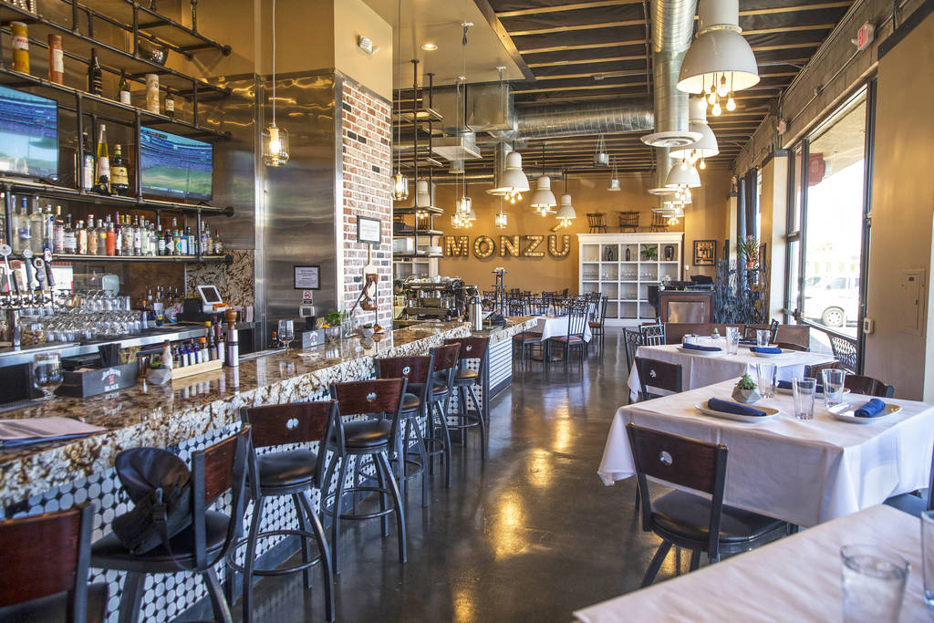 Pizzeria Monzú on Monday, July 2, 2018, in Las Vegas. Benjamin Hager Las Vegas Review-Journal @benjaminhphoto