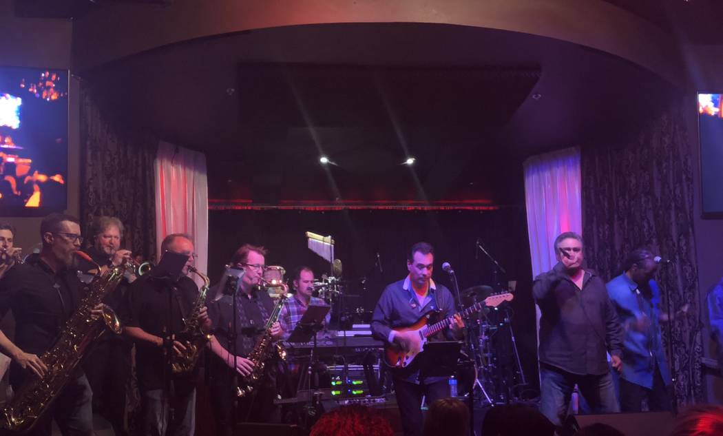 Santa Fe & The Fat City Horns perform at the Copa Room at Bootlegger Bistro on Monday, July 2, 2018. (John Katsilometes/Las Vegas Review-Journal).