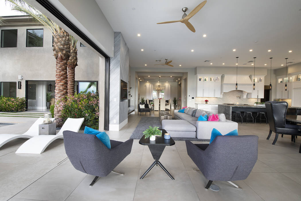 The home has indoor-outdoor living features. (Sotheby’s International Realty)