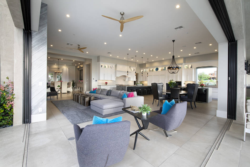The design easily connects the indoor and outdoor areas. (Sotheby’s International Realty)