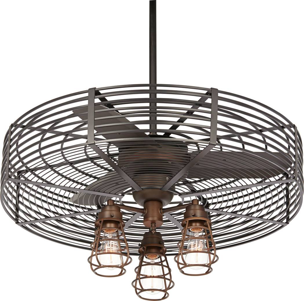 From Casa Vieja comes the Vintage Breeze™ ceiling fan with an