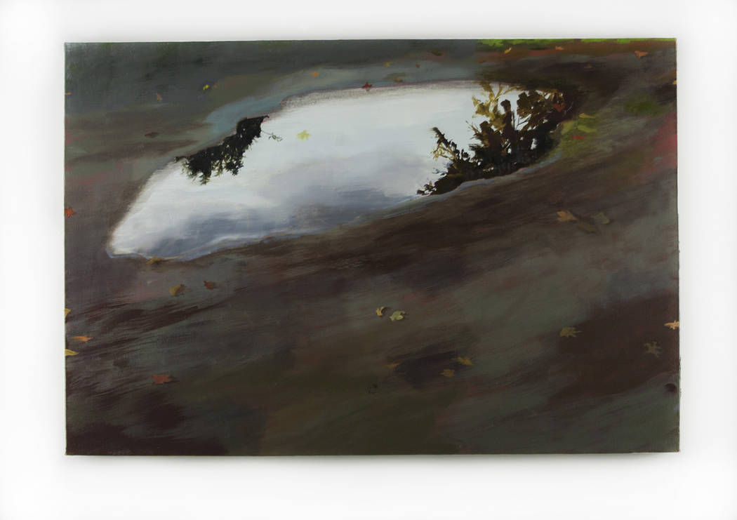 College of Southern Nevada One of artist Shona Macdonald's "Sky on Ground" paintings, featured in "Overcast," on display in the Fine Arts Gallery at the College of Southern Nevada, North Las Vegas.