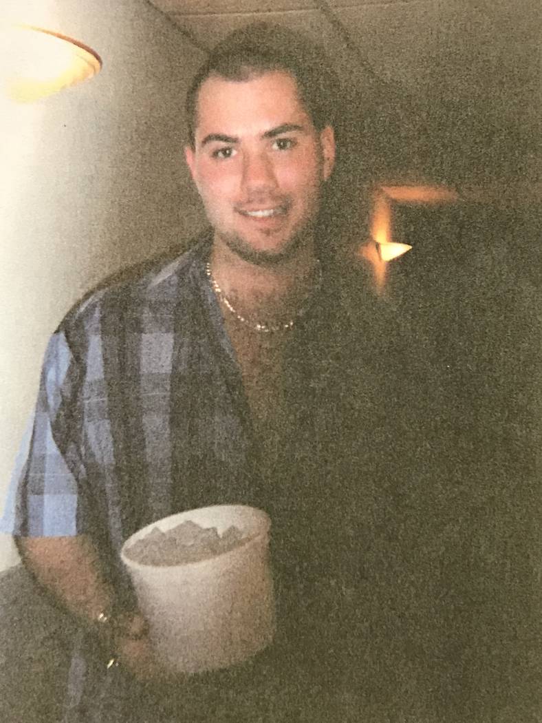 Jeremiah Miller is pictured at La Concha Motel in April 2002 in this photo obtained through Clark County District Court's evidence vault. (Clark County District Court)