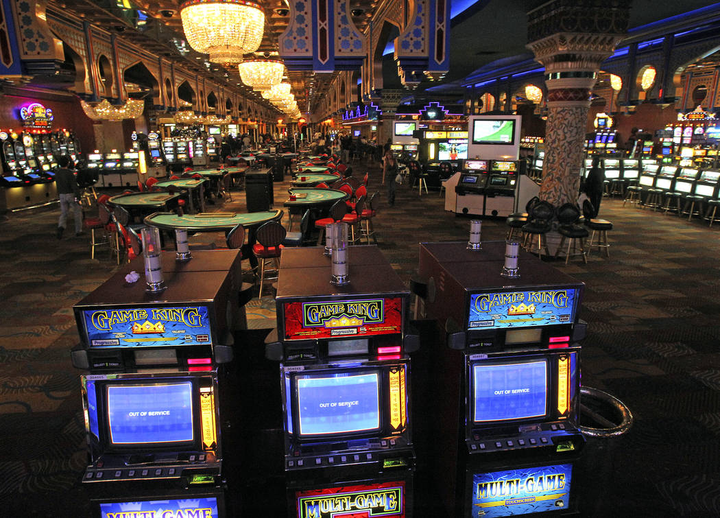 Interior view of the gaming floor at the Sahara hotel-casino in 2011. (Las Vegas Review-Journal ...