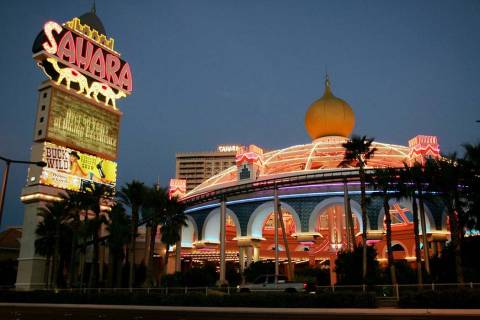 The Sahara hotel-casino pictured in 2005. (Review-Journal File Photo)