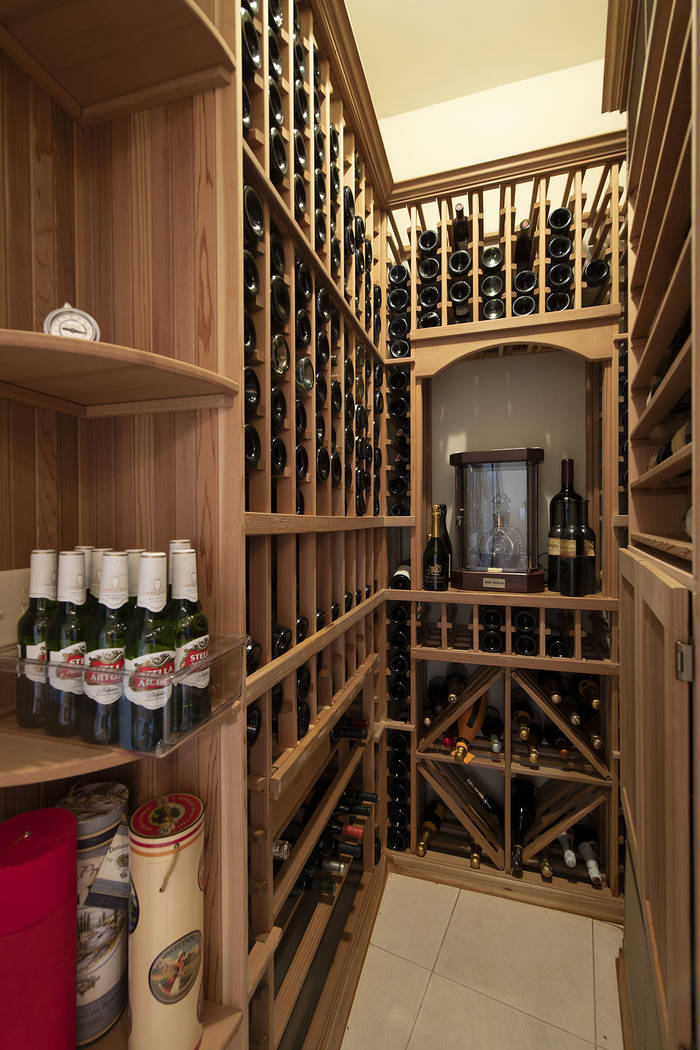 The wine cellar. (Synergy/Sotheby’s International Realty)