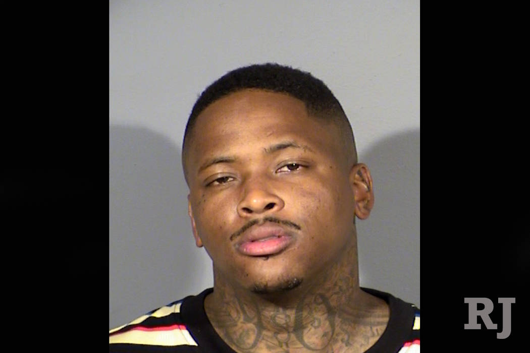 Keenon Jackson, the 28-year-old rapper better known by his stage name YG. (Las Vegas Metropolitan Police Department)