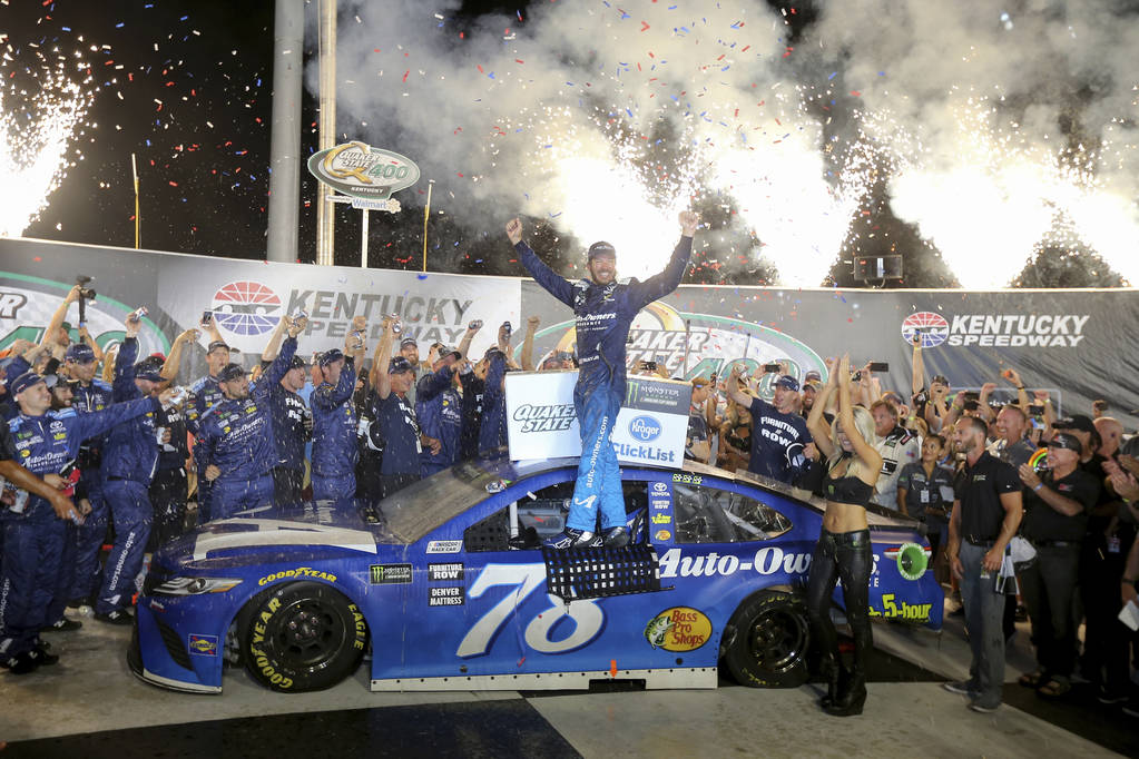 Image result for martin truex jr 2018 kentucky win