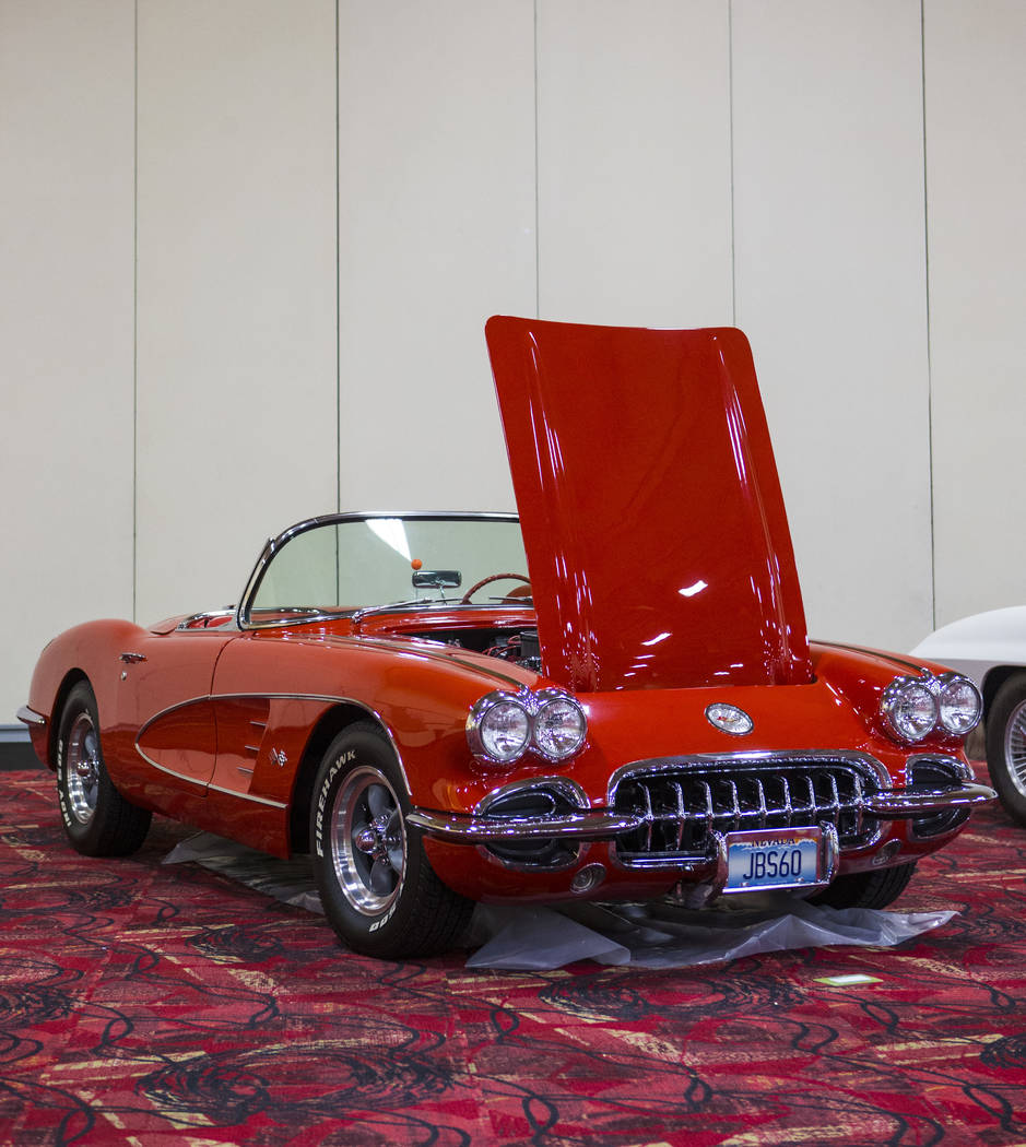 A 1960 Corvette owned by John Buchholz during the National Corvette Restorers Society convention at the South Point in Las Vegas on Tuesday, July 17, 2018. Chase Stevens Las Vegas Review-Journal @ ...