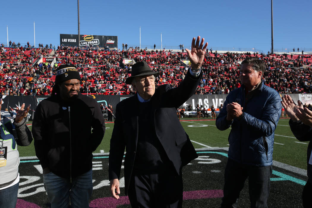 Las Vegas, NV - December 17, 2016 - Sam Boyd Stadium: Brent Musburger during the 2016 Las Vegas Bowl (Photo by Gabriel Christus / ESPN Images)