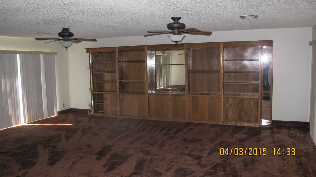 BEFORE: Professional photographers Mark and Sarah Gascoine spent about $160,000 on improvements to their 1963 east Las Vegas home. (Sarah Gascoine Stellar Focus)