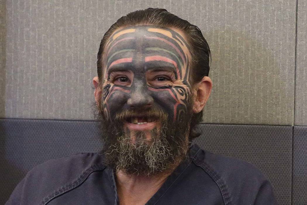 Daniel Selovich, who is also known as Pirate, appears at the Regional Justice Center on Thursday, Jan. 19, 2017, in Las Vegas. (Bizuayehu Tesfaye/Las Vegas Review-Journal)@bizutesfaye