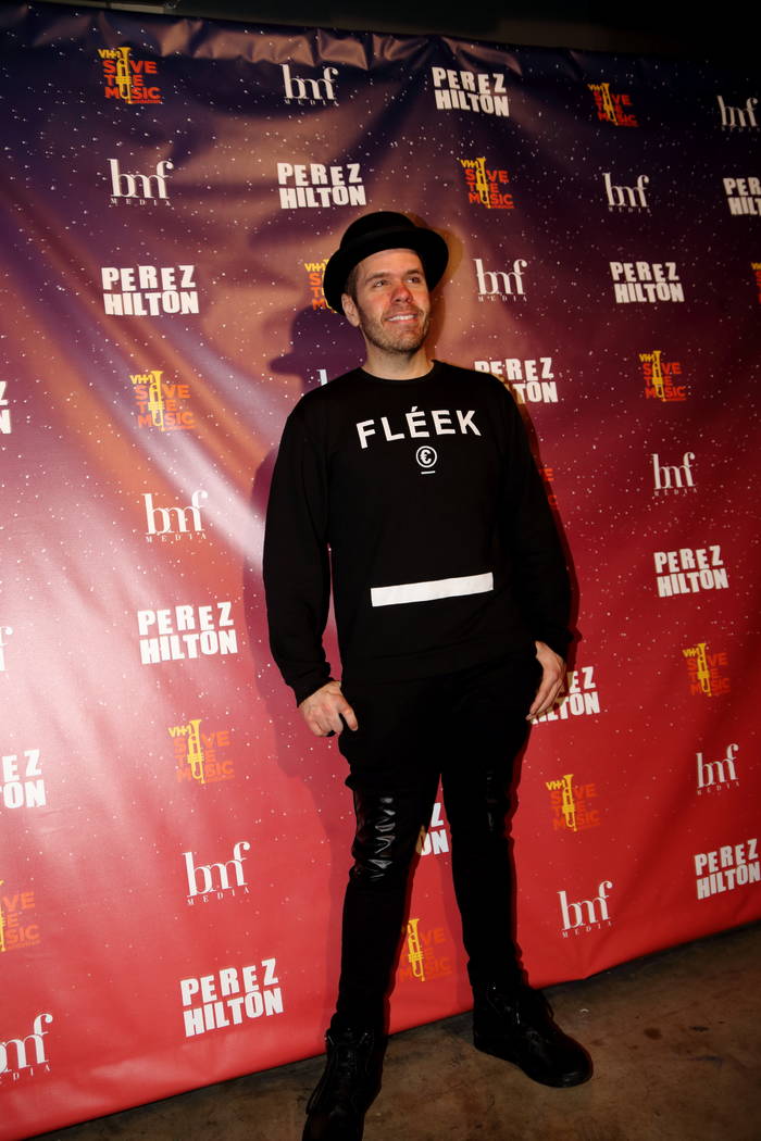 Perez Hilton appears at Perez Hilton's One Night in Austin at the Austin Music Hall at SXSW on Saturday, March 21, 2015, in Austin, Texas. (Photo by John Davisson/Invision/AP)