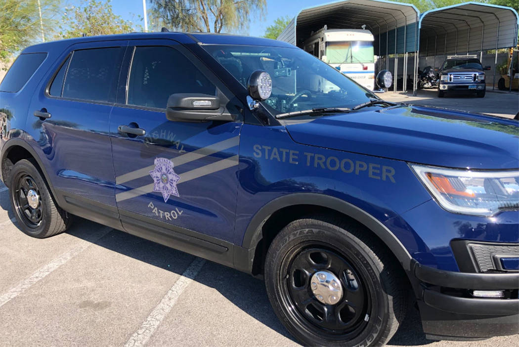 The Nevada Highway Patrol Southern Command is rolling out "ghost" vehicles to some troopers working the graveyard shift. The markings on the vehicles are barely visible until a direct light source ...