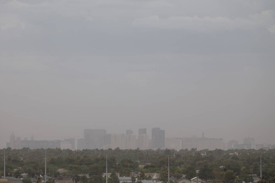 Dust storm invades Las Vegas; heat wave coming Las Vegas ReviewJournal