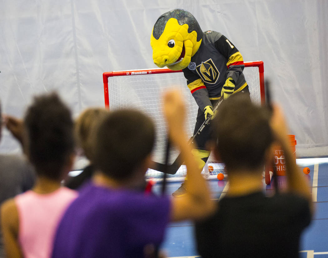 Golden Knights' Engelland helps kids with street hockey ...