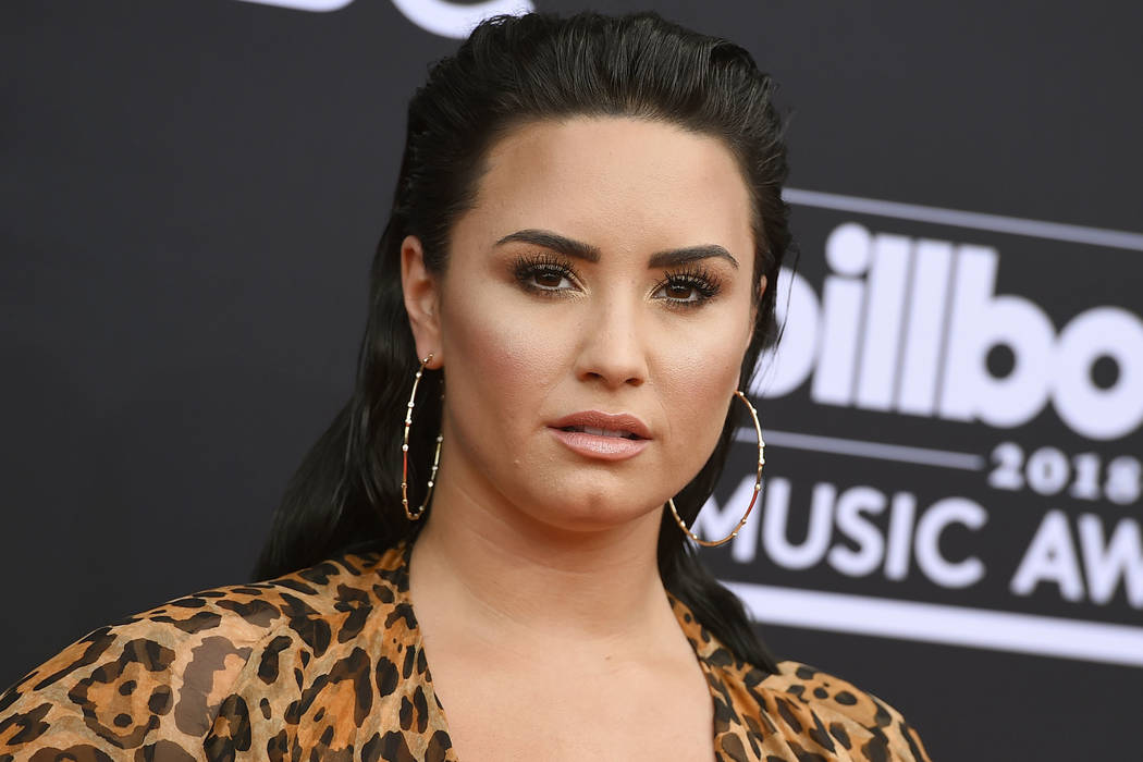 Demi Lovato arrives at the Billboard Music Awards in Las Vegas on May 20, 2018. (Jordan Strauss/Invision/AP, File)