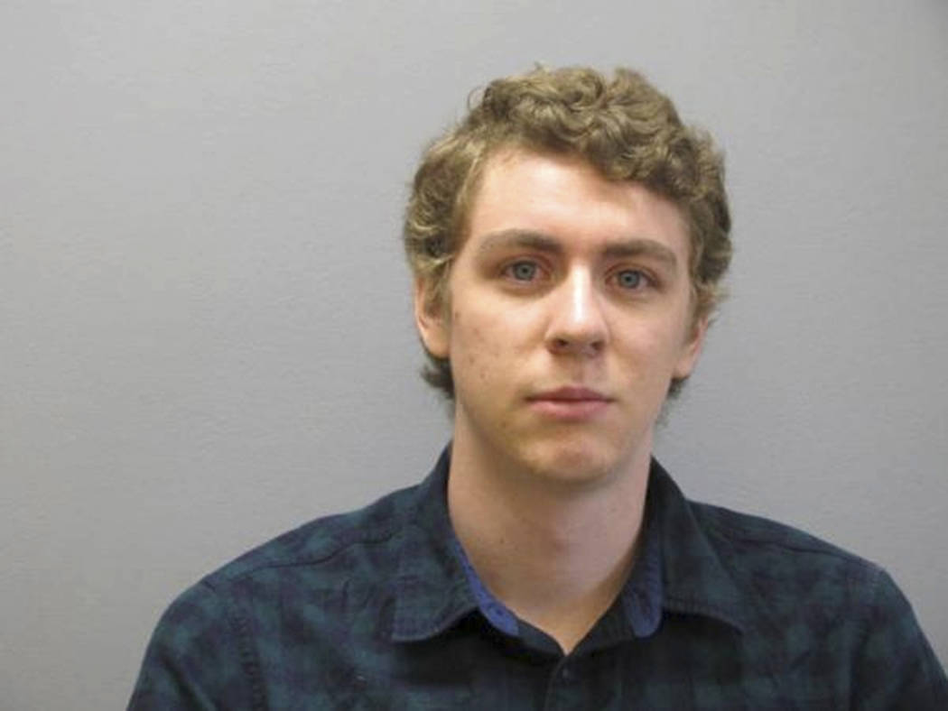 FILE - This Sept. 6, 2016 file photo released by the Greene County Sheriff's Office, shows Brock Turner at the Greene County Sheriff's Office in Xenia, Ohio, where he officially registered as a se ...