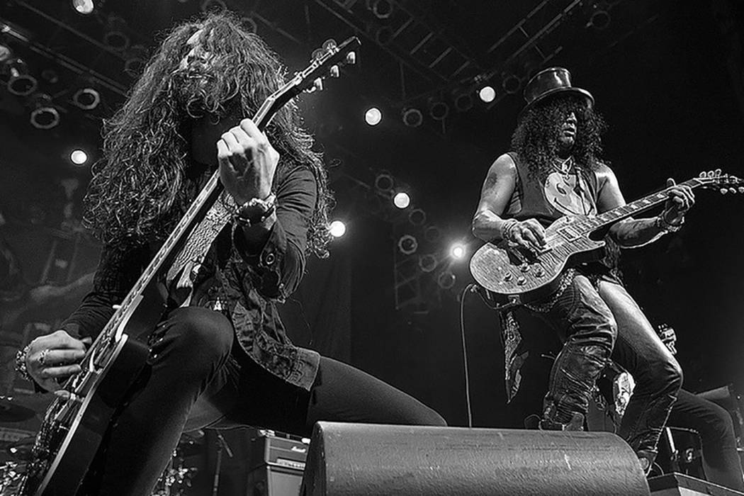 Las Vegas rocker Frankie Sidoris is a member of Slash's band Myles Kennedy and the Conspirators. (Fred Morledge)