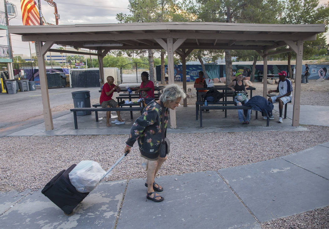 Las Vegas homeless courtyard now open 24/7 Las Vegas ReviewJournal