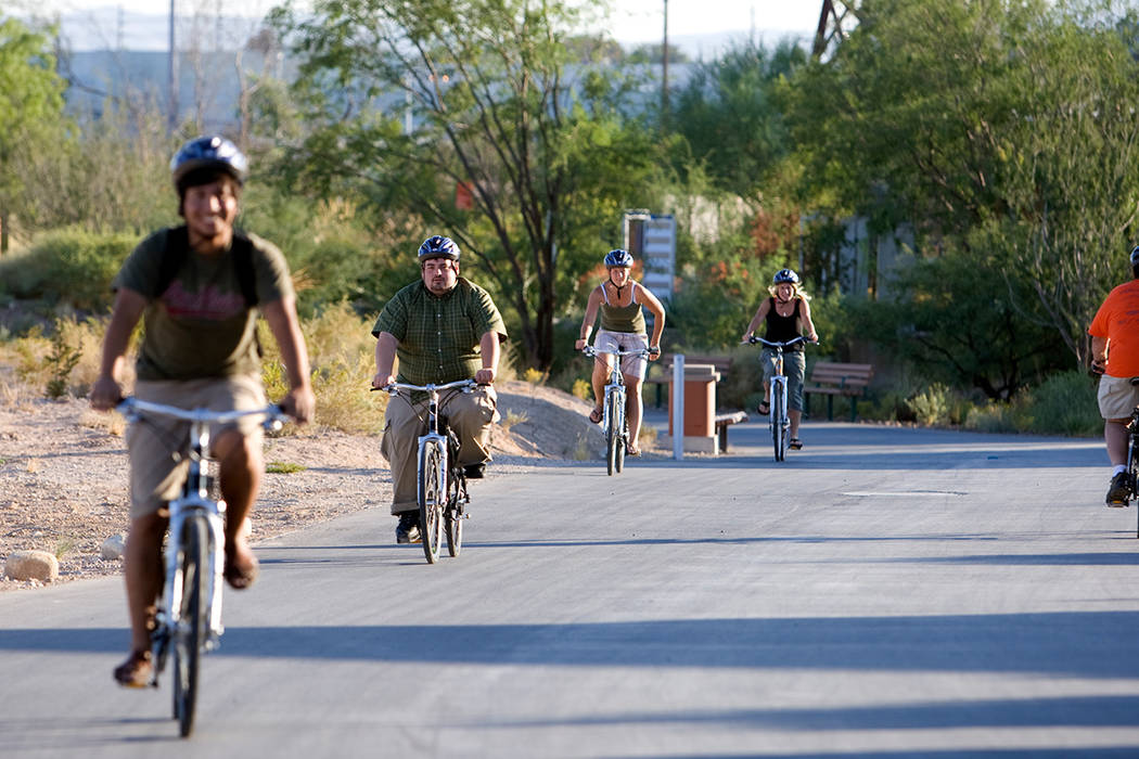 An electric bike is used in Clark County in this file photo. K.M. Cannon/ Las Vegas Review-Journal