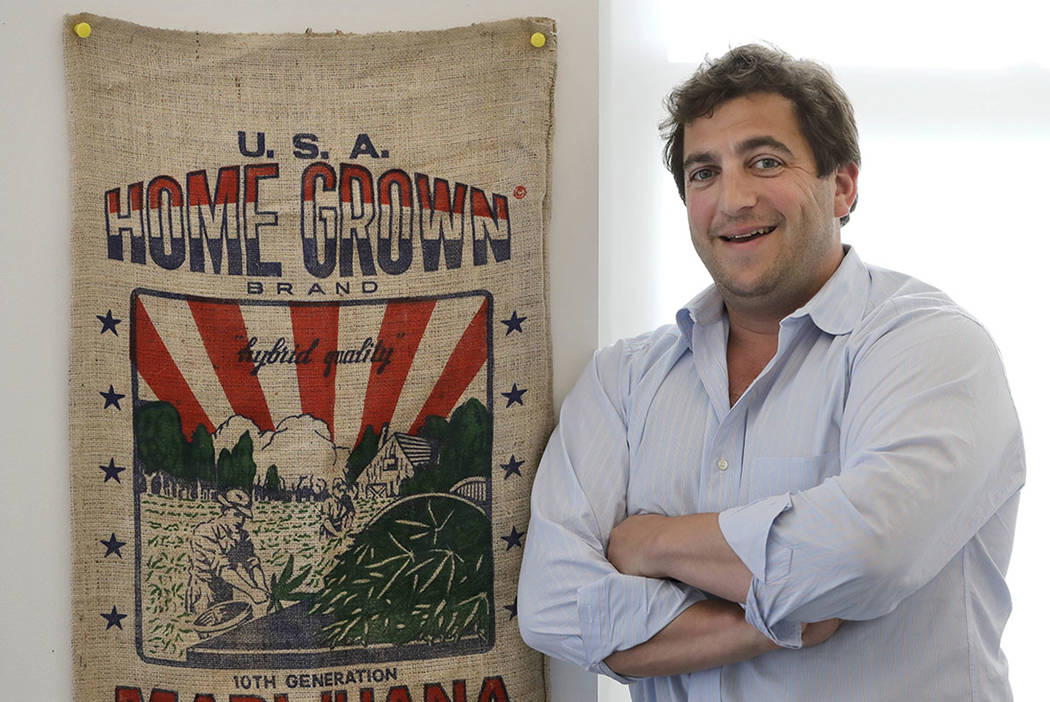 Ben Kovler, CEO, Green Thumb Industries poses for a portrait at the company's office in Chicago in July 2018. (AP Photo/Charles Rex Arbogast)