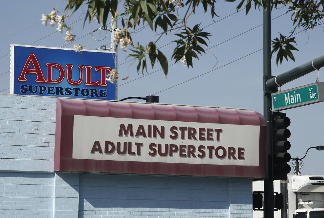 An adult superstore at 1147 S. Las Vegas Blvd., Wednesday, Aug. 16