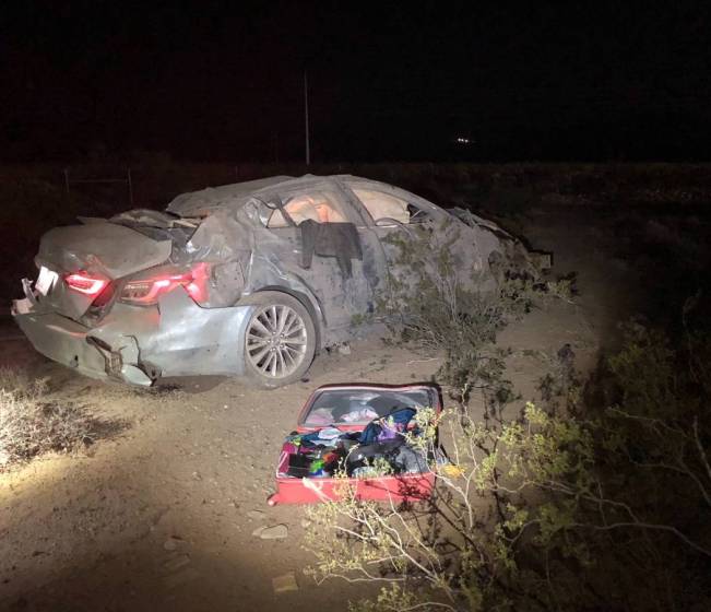 2 victims of rollover crash near Primm identified Las Vegas Review