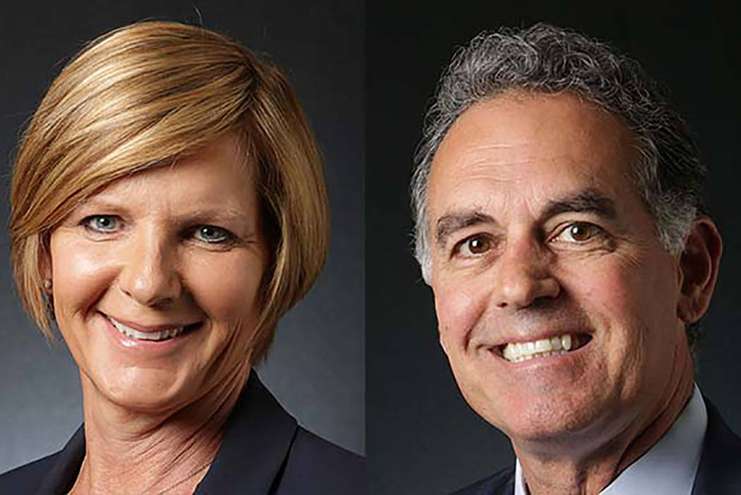 Susie Lee, Democratic candidate for the 3rd Congressional District, and Danny Tarkanian, Republican candidate for the 3rd Congressional District (Las Vegas Review-Journal )