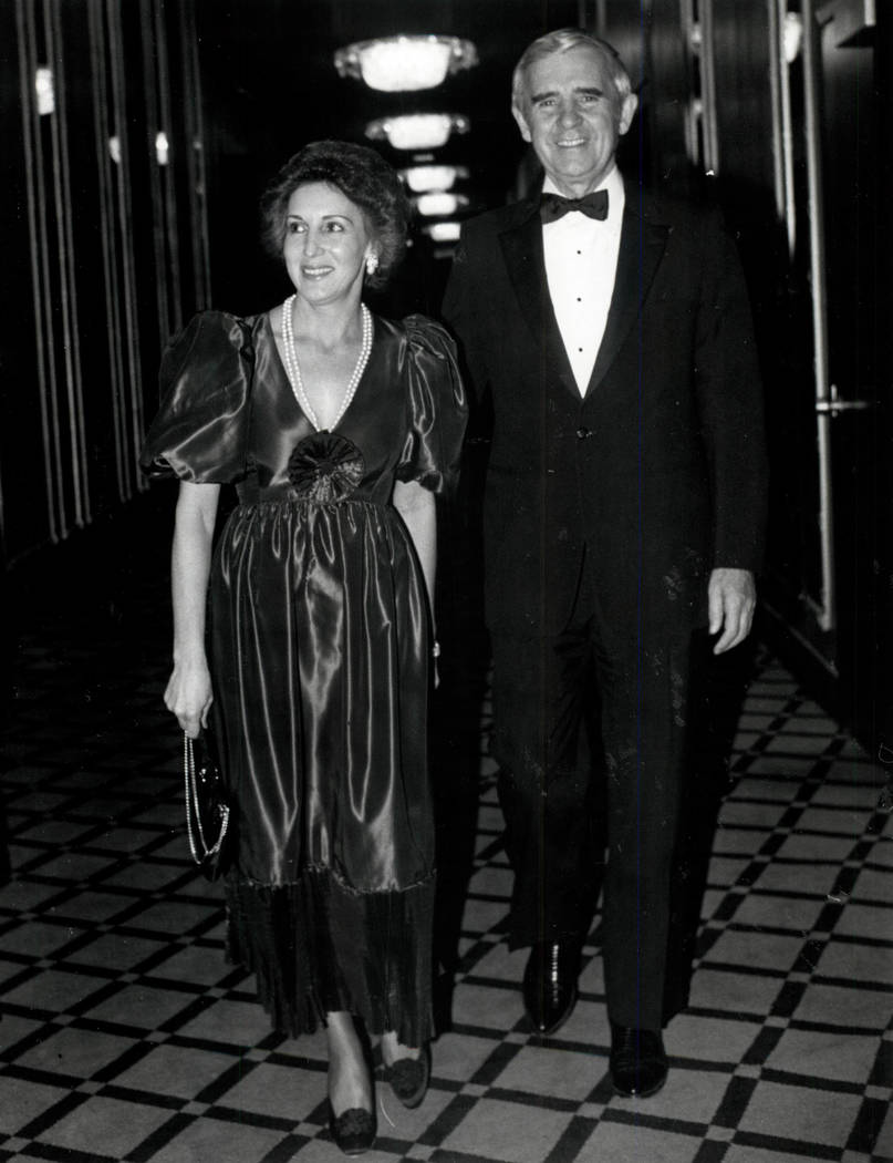 Carol and Paul Laxalt in 1982. (Las Vegas Review-Journal file photo)