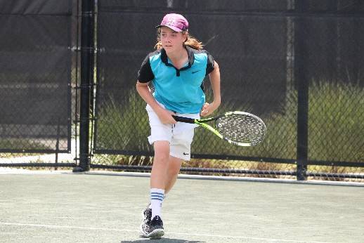 Rocco Mendez competes in the United States Tennis Association national camp in June in Orlando, Florda. Photo courtesy of Marty Hennessy's Inspiring Children Foundation.