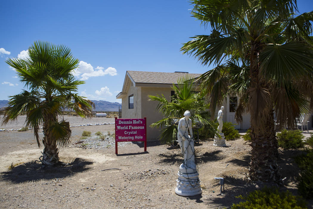 The exterior of the Love Ranch brothel in Crystal, just north of Pahrump, on Friday, July 20, 2 ...