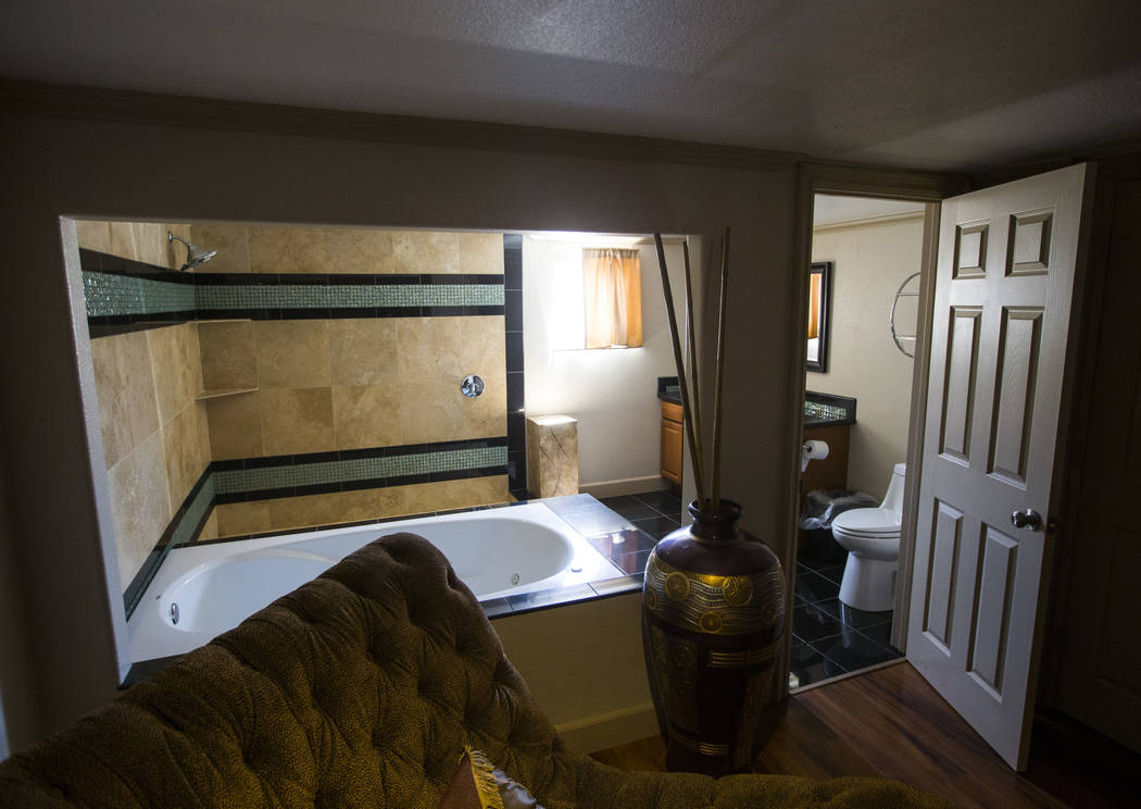 A partial view of a suite at the Love Ranch brothel in Crystal, just north of Pahrump, on Frida ...