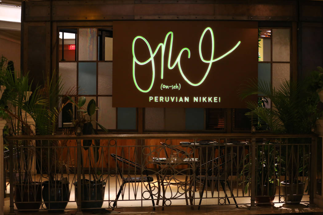 Once restaurant at the Palazzo hotel-casino in Las Vegas, Wednesday, Aug. 1, 2018. Erik Verduzco Las Vegas Review-Journal @Erik_Verduzco