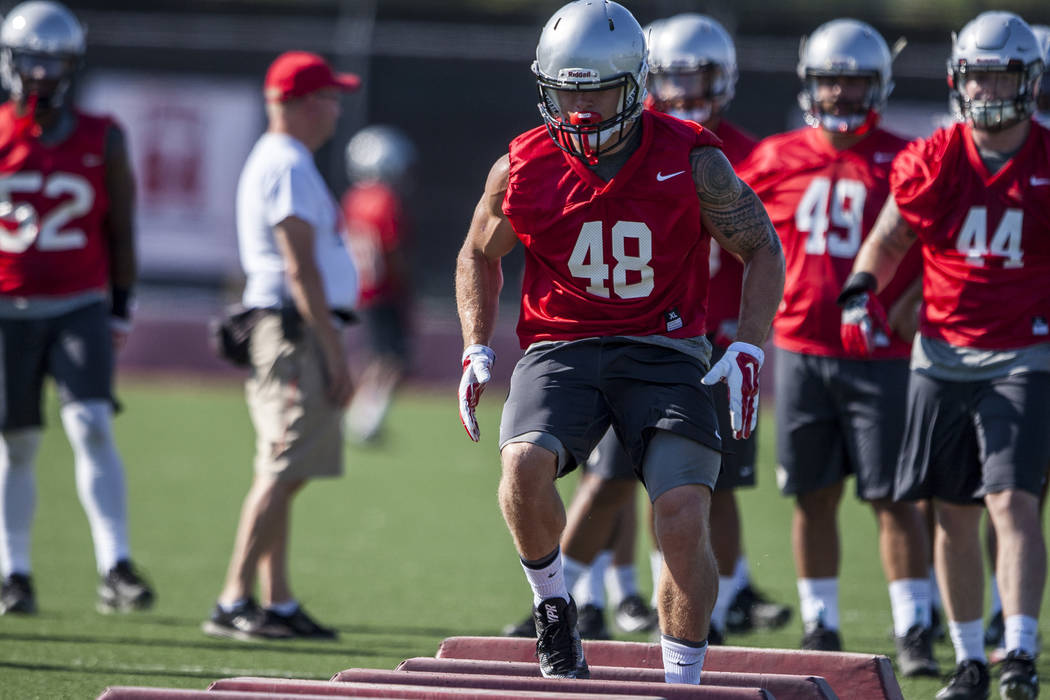 UNLV football training camp recap Day 2 UNLV Football Sports UNLV
