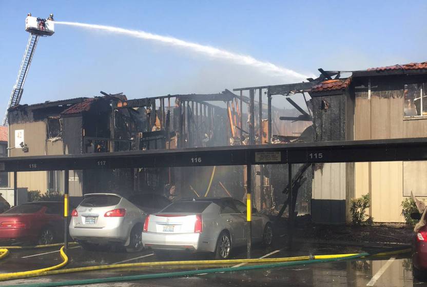 Woman’s body found after fire at central Las Vegas apartments | Las