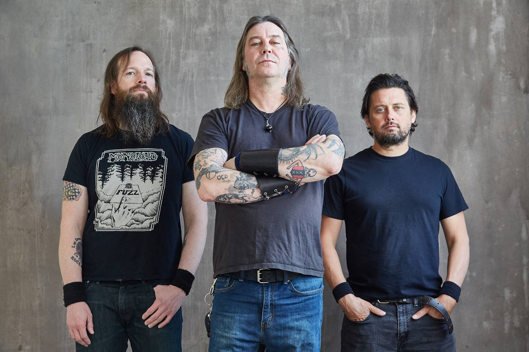 High on Fire frontman Matt Pike, center, will be performing at Psycho Las Vegas for the fourth time in three years this weekend. (Jen Rosenstein)